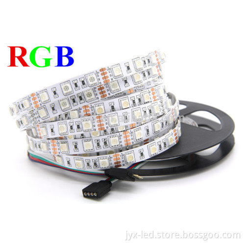 led strip light smd5050 60led /m DC12V IP20 white double sided PCB RGB walmart led lights strips